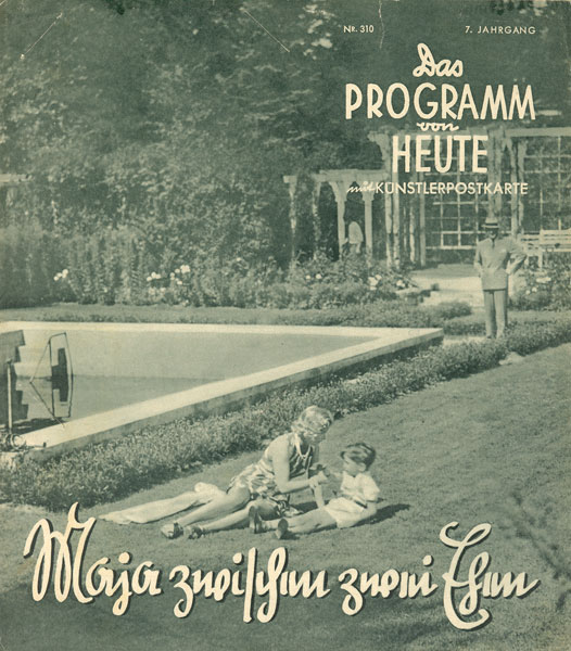 PROGRAMM VON HEUTE magazine side cover Issue 1373  