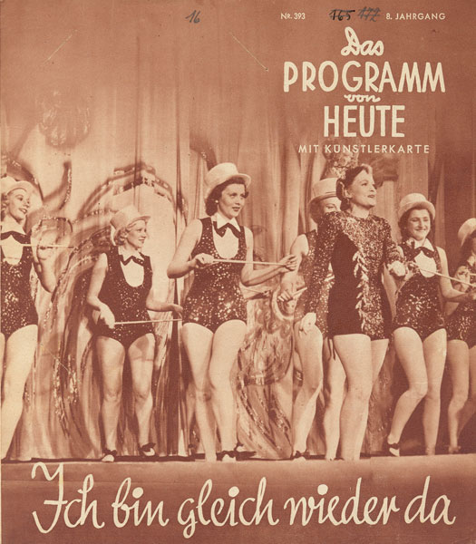 PROGRAMM VON HEUTE magazine side cover Issue 1456  