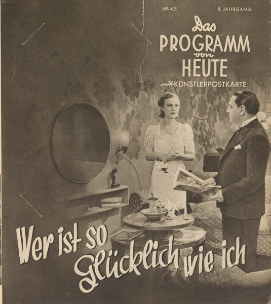 PROGRAMM VON HEUTE magazine side cover Issue 1468  
