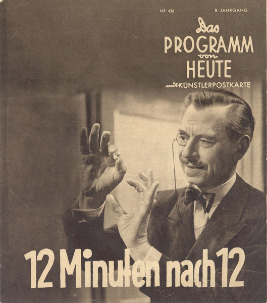PROGRAMM VON HEUTE magazine side cover Issue 1499  