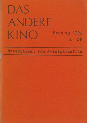 ANDERE KINO | DAS magazine side cover Issue 10  1976