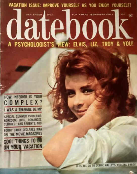 DATEBOOK magazine side cover  September 1962