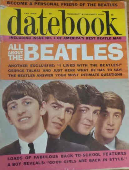 DATEBOOK magazine side cover Fall 1964