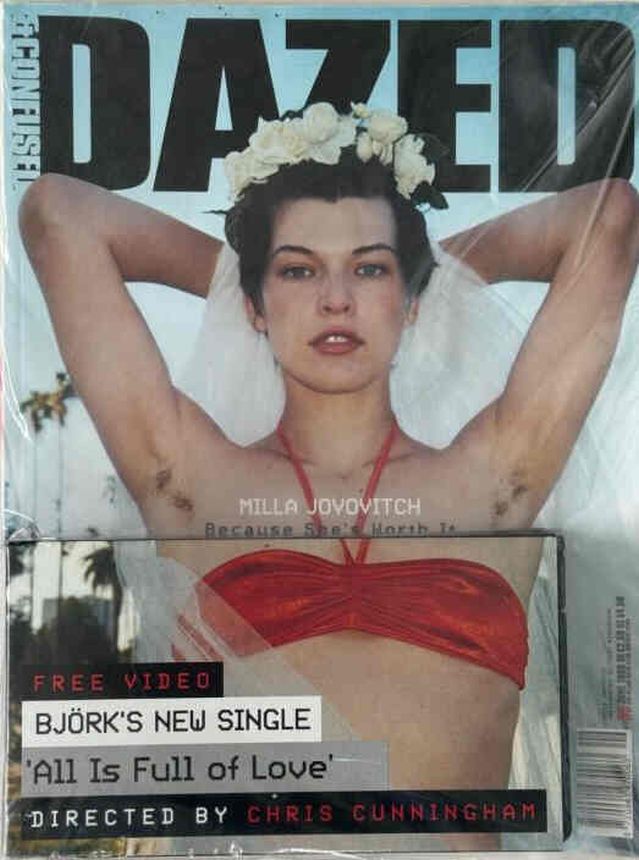 DAZED AND CONFUSED magazine side cover Issue 55  June 1999