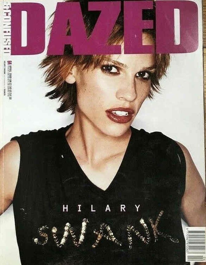 DAZED AND CONFUSED magazine side cover  April 2000