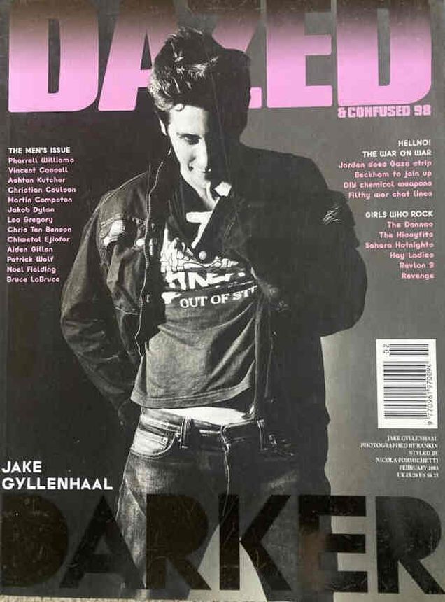 DAZED AND CONFUSED magazine side cover  February 2003