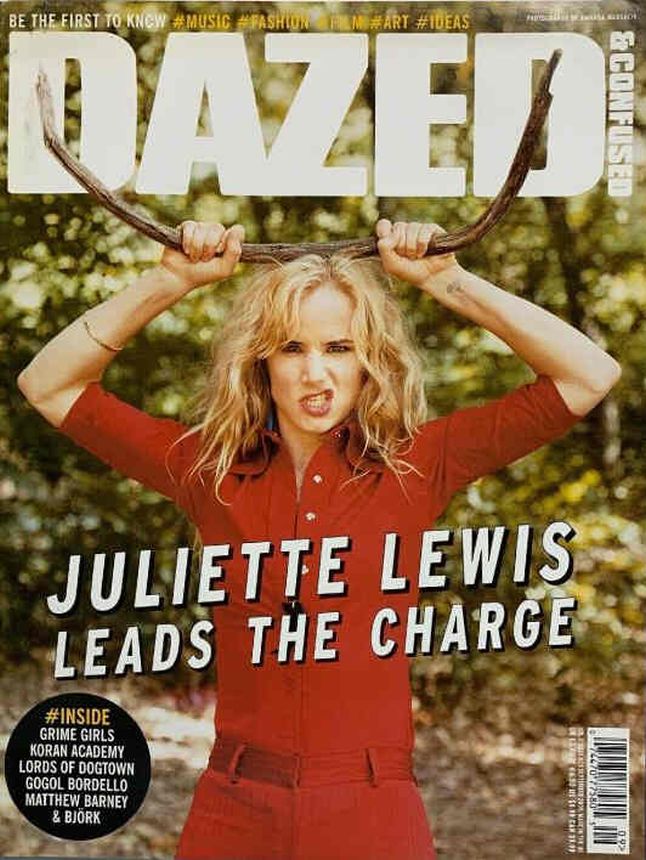 DAZED AND CONFUSED magazine side cover Issue 29  September 2005