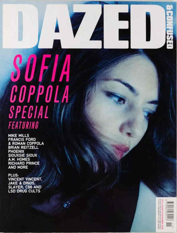 DAZED AND CONFUSED magazine side cover Issue 43  November 2006