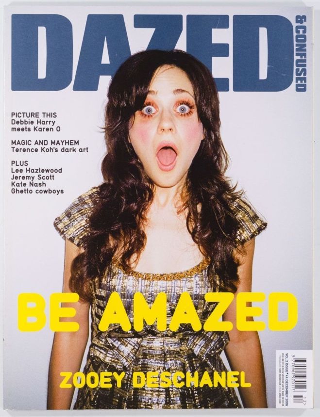 DAZED AND CONFUSED magazine side cover Issue 44  December 2006
