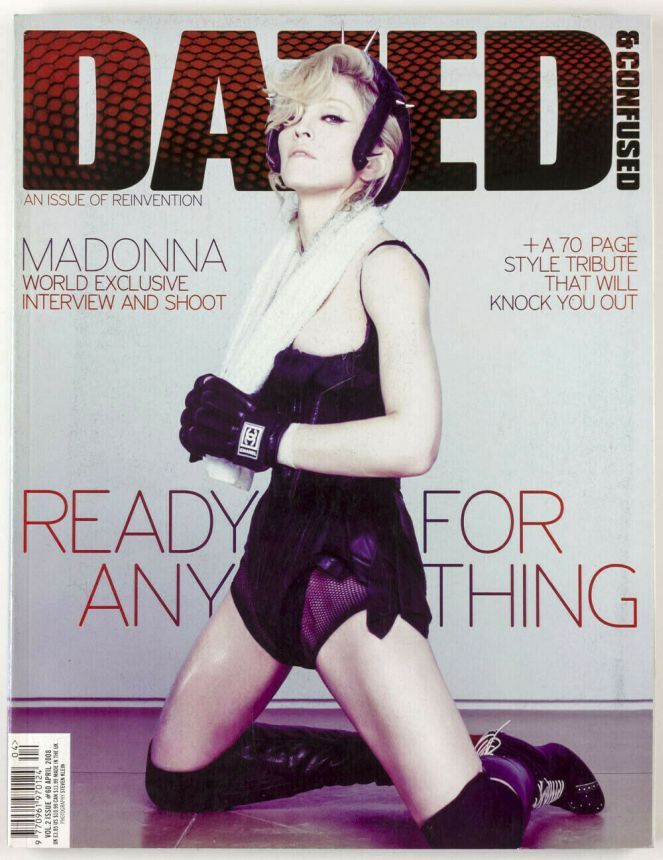 DAZED AND CONFUSED magazine side cover Issue 60  April 2008