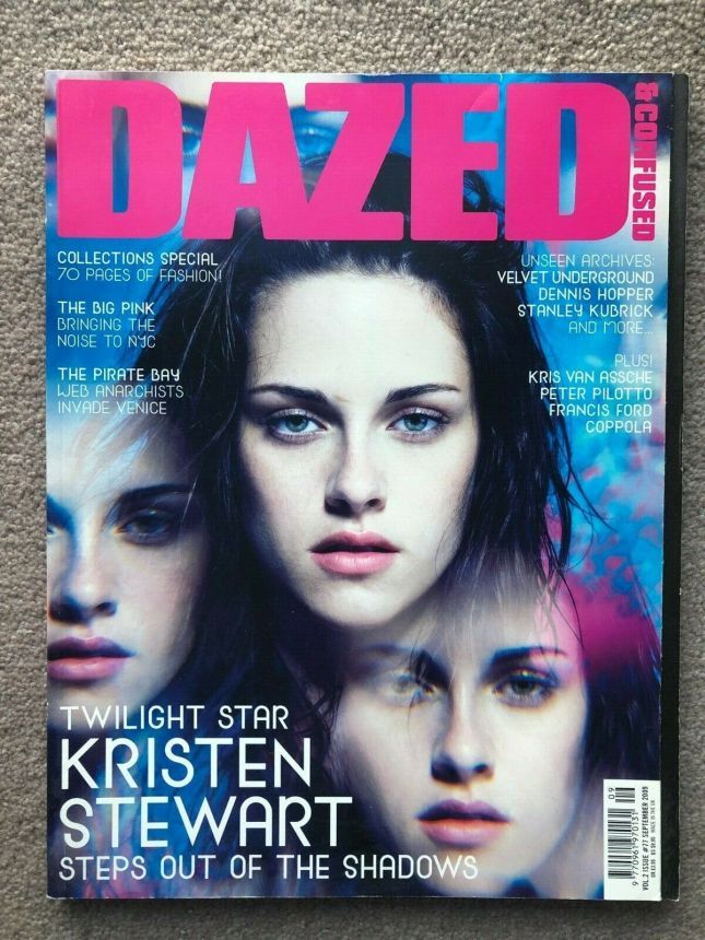 DAZED AND CONFUSED magazine side cover Issue 77  September 2009