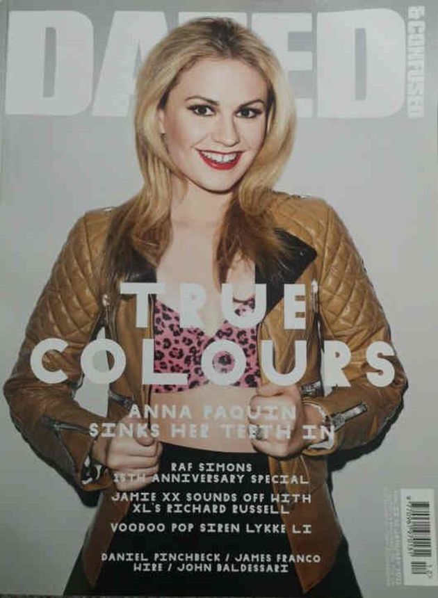 DAZED AND CONFUSED magazine side cover Issue 93  January 2011