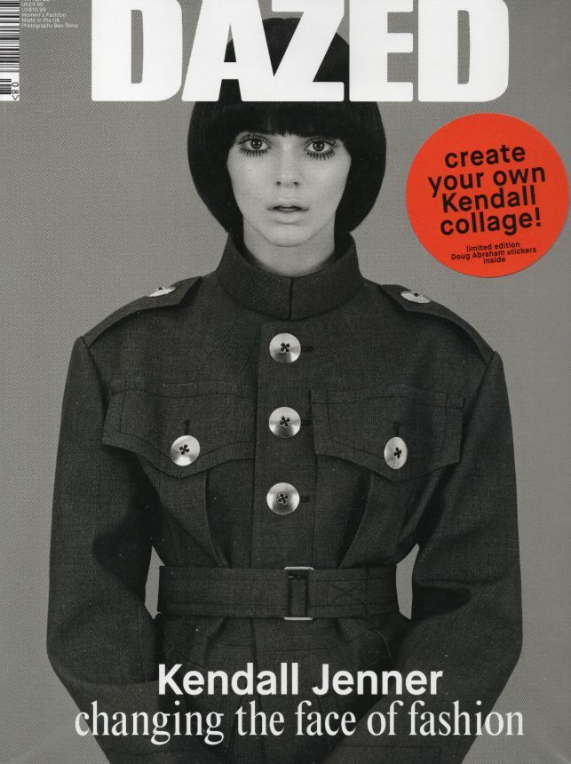 DAZED AND CONFUSED magazine side cover Winter 2014