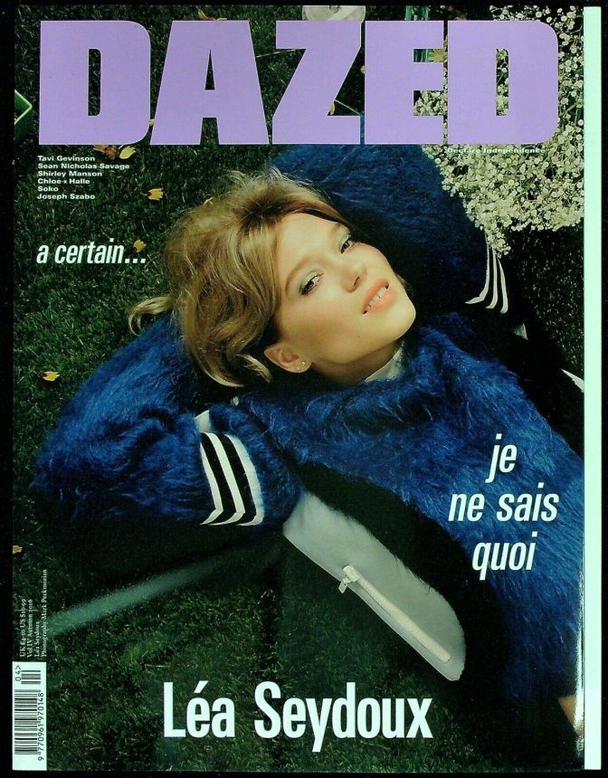 DAZED AND CONFUSED magazine side cover Autumn 2016