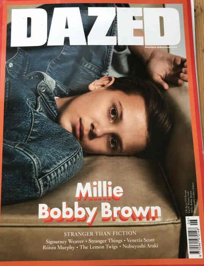 DAZED AND CONFUSED magazine side cover Winter 2016