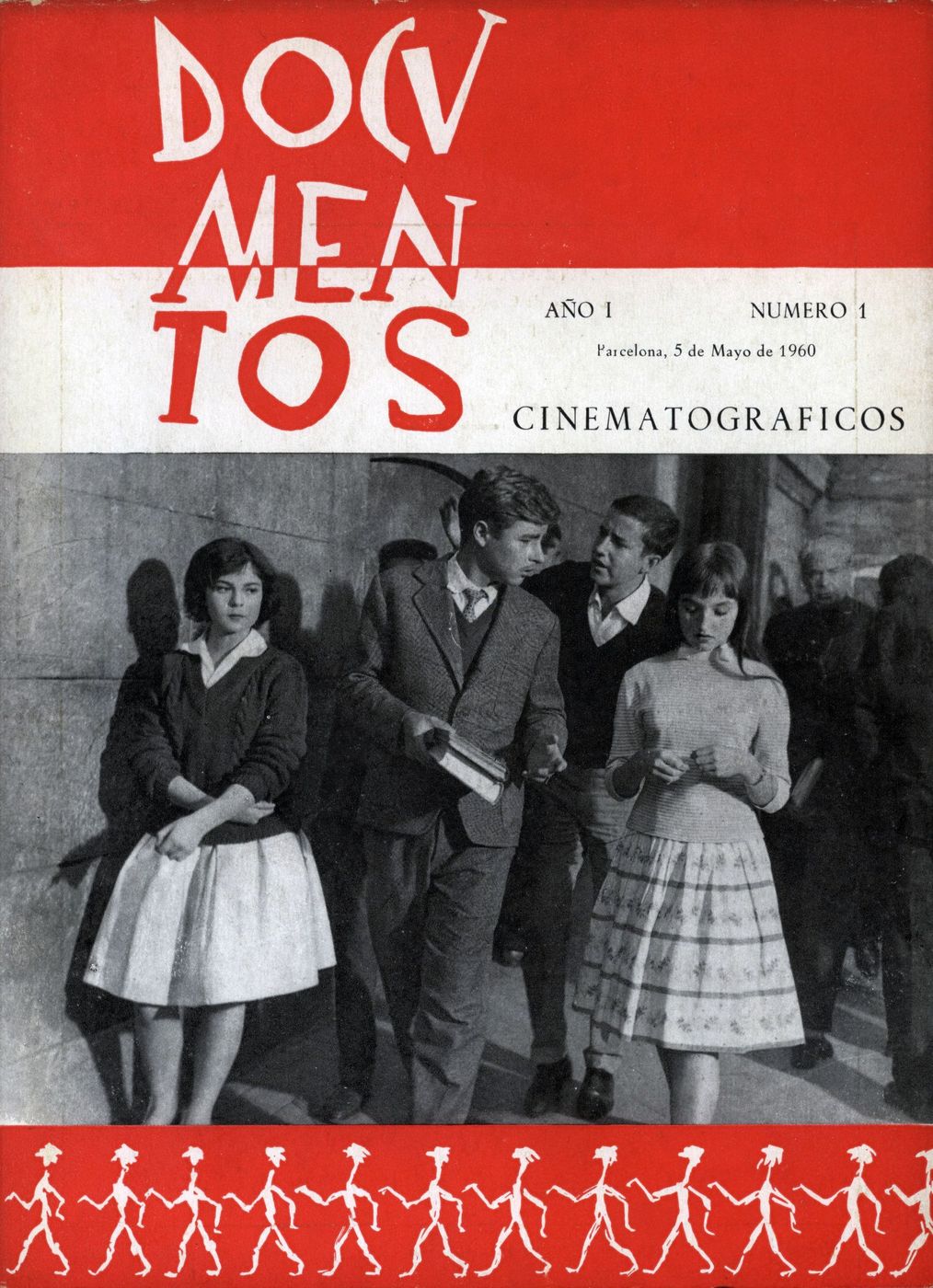 DOCUMENTOS CINEMATOGRAFICOS magazine side cover Issue 1 May 1960