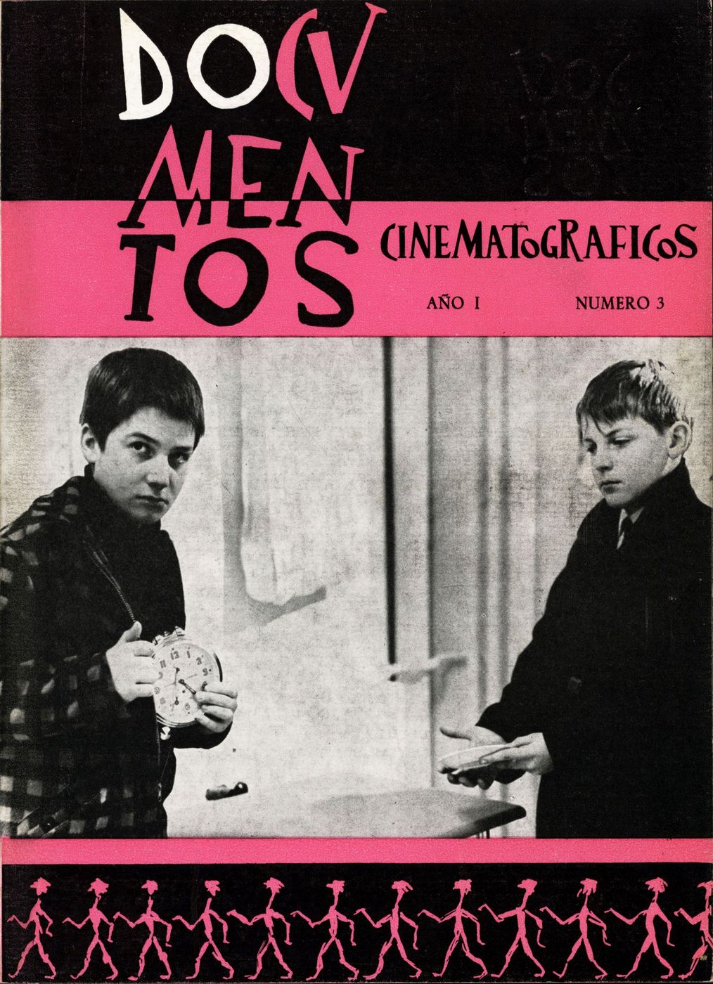 DOCUMENTOS CINEMATOGRAFICOS magazine side cover Issue 3 July 1960