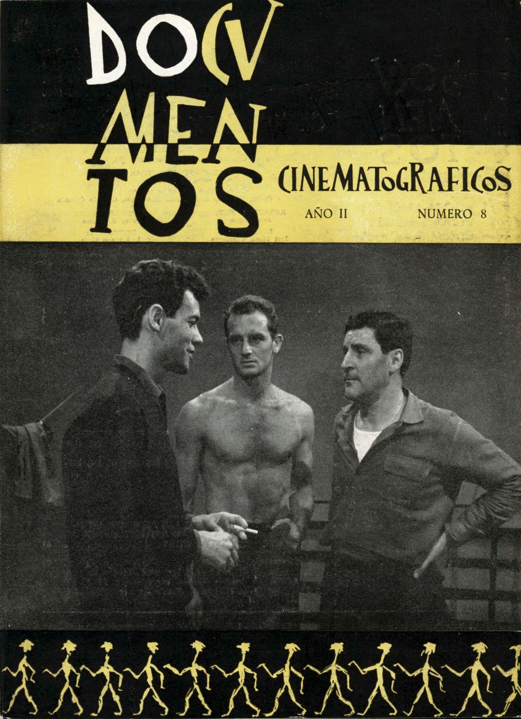 DOCUMENTOS CINEMATOGRAFICOS magazine side cover Issue 8 January 1961