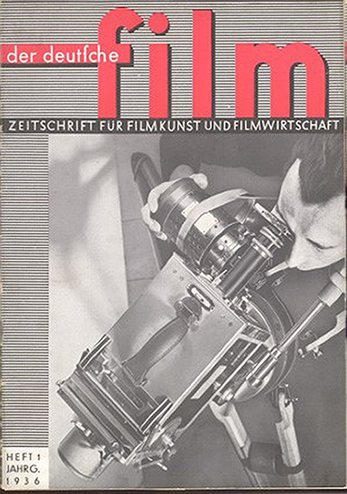 DEUTSCHE FILM | DER magazine side cover Issue 1   1936