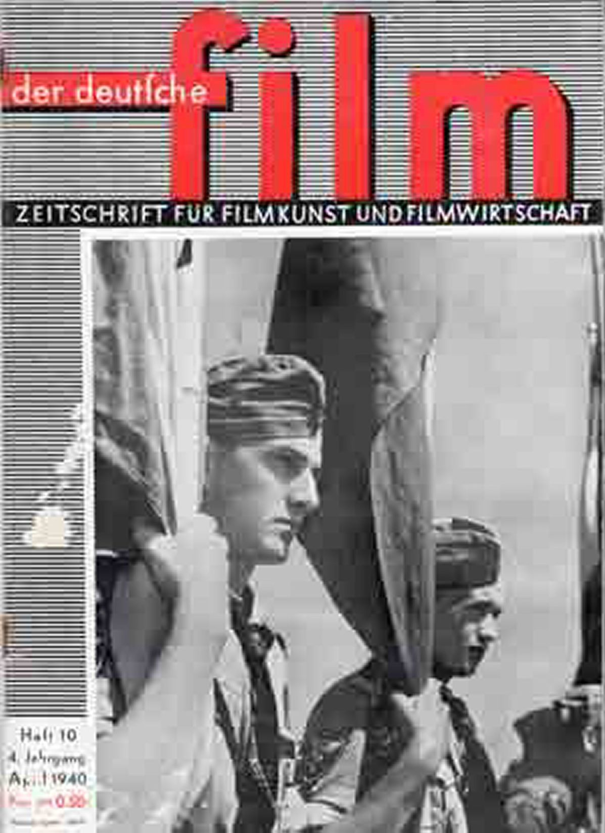 DEUTSCHE FILM | DER magazine side cover Issue 10   1940