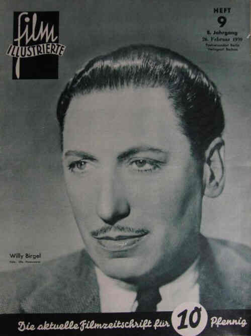 FILM ILLUSTRIERTE (1929-43) magazine side cover Issue 9 26 February 1939