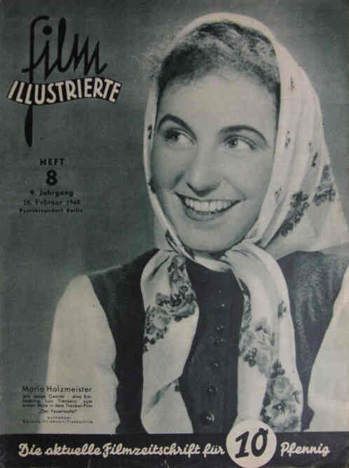 FILM ILLUSTRIERTE (1929-43) magazine side cover Issue 8 18 February 1940