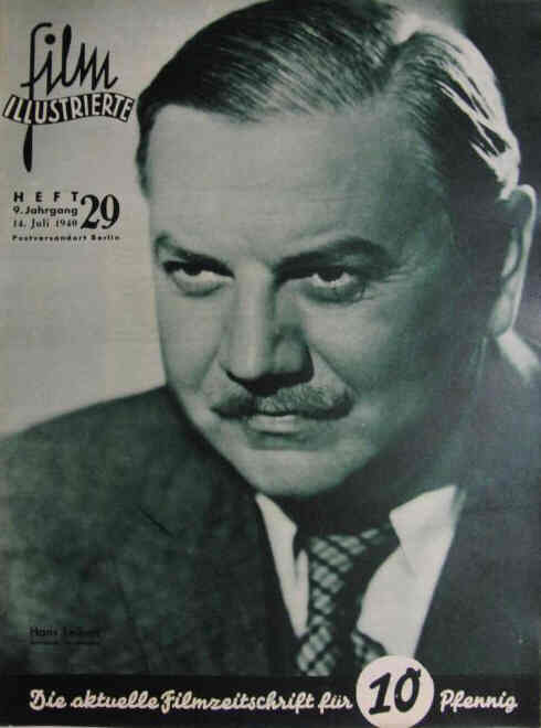 FILM ILLUSTRIERTE (1929-43) magazine side cover Issue 29 14 July 1940