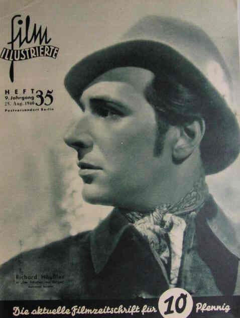 FILM ILLUSTRIERTE (1929-43) magazine side cover Issue 35 25 August 1940