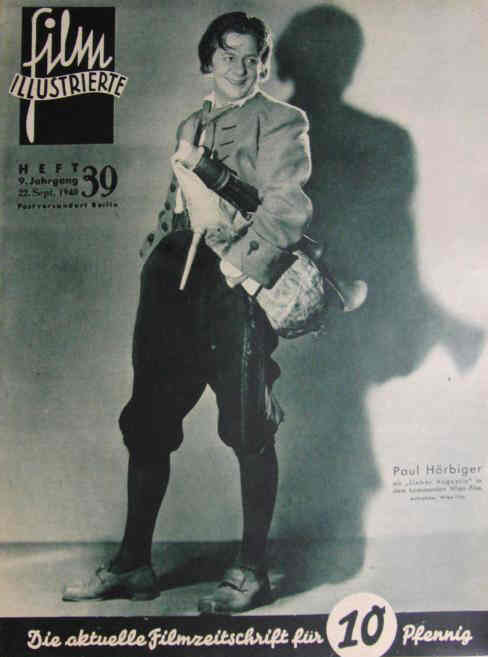 FILM ILLUSTRIERTE (1929-43) magazine side cover Issue 39 22 September 1940