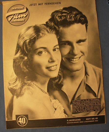 DEUTSCHE FILM ILLUSTRIERTE magazine side cover Issue 49 4 December 1951