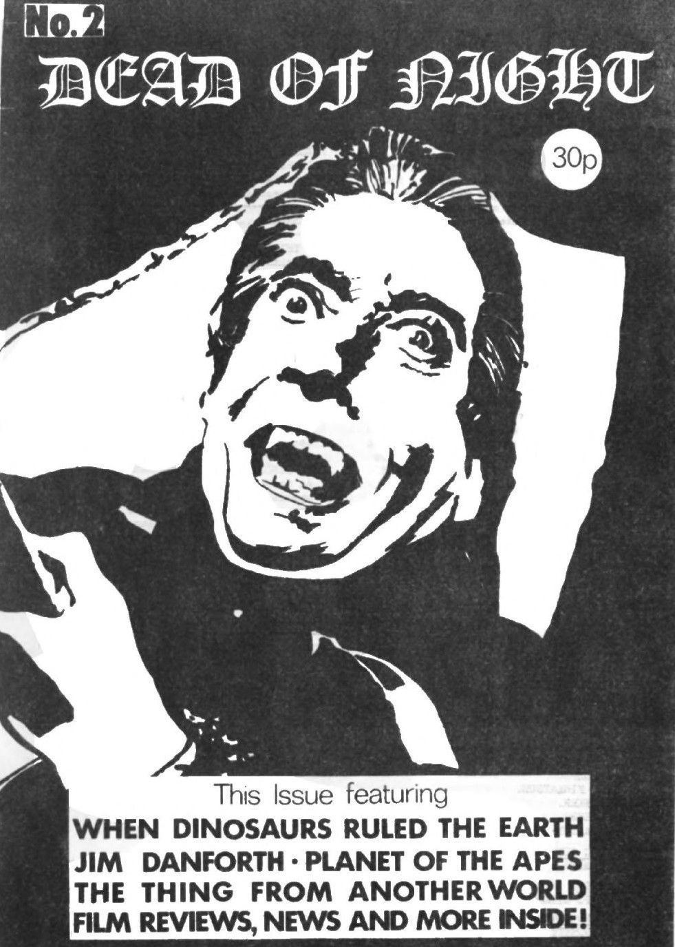 DEAD OF NIGHT magazine side cover Issue 2 August 1979