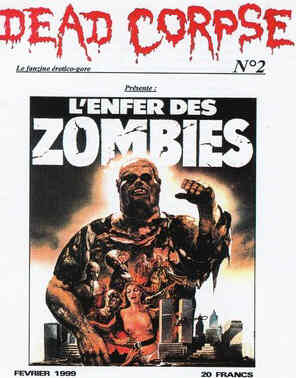 DEAD CORPSE magazine side cover Issue 2  February 1999