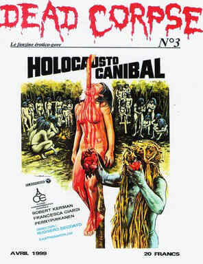 DEAD CORPSE magazine side cover Issue 3  April 1999