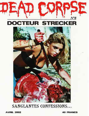 DEAD CORPSE magazine side cover Issue 8  April 2002