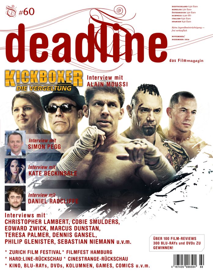 DEADLINE magazine side cover Issue 60 November/December 2016