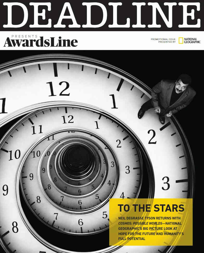 DEADLINE HOLLYWOOD magazine side cover 12 May 2020