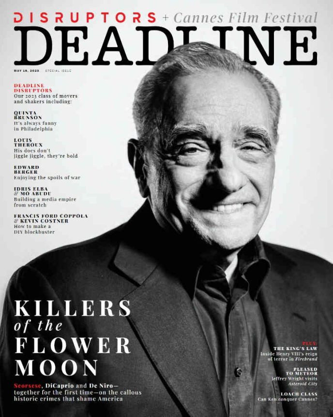 DEADLINE HOLLYWOOD magazine side cover 16 May 2023