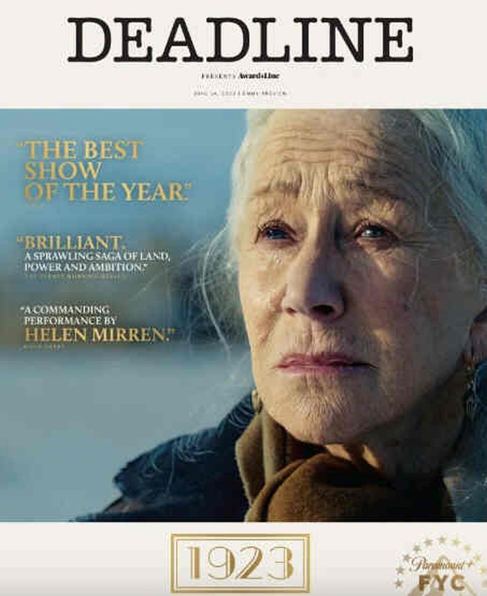 DEADLINE HOLLYWOOD magazine side cover 14 June 2023