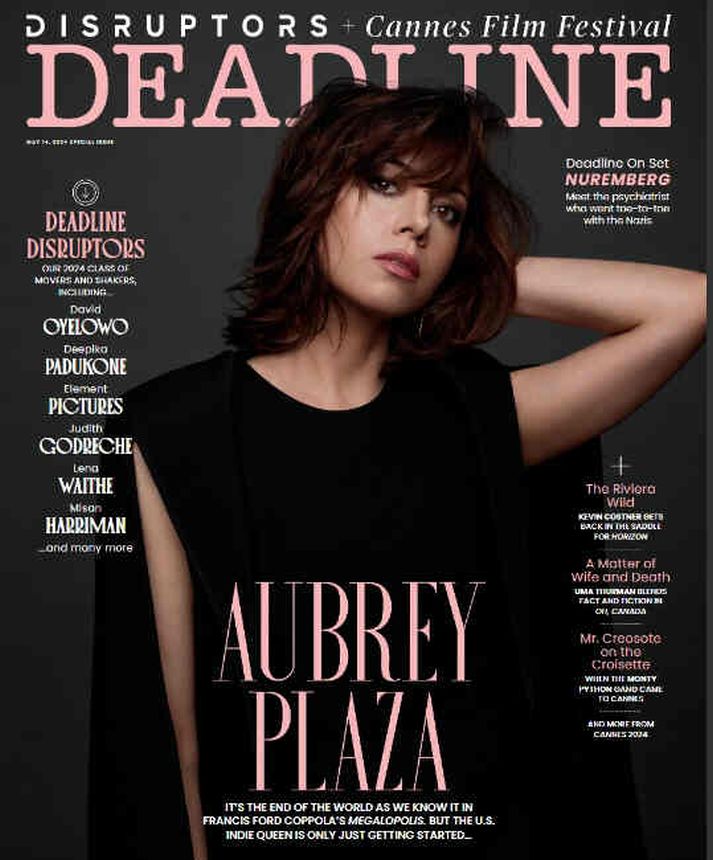 DEADLINE HOLLYWOOD magazine side cover 14 May 2024