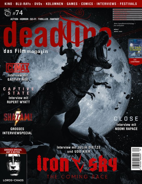 DEADLINE magazine side cover Issue 74  March/April 2019