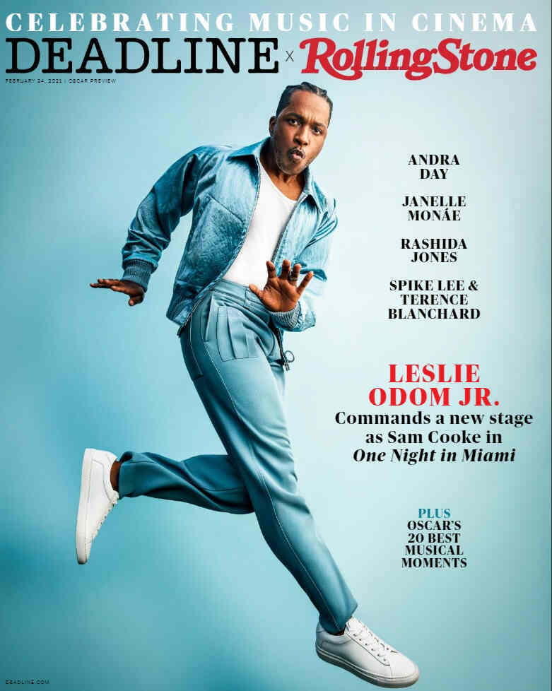 DEADLINE HOLLYWOOD magazine side cover 24 February 2021
