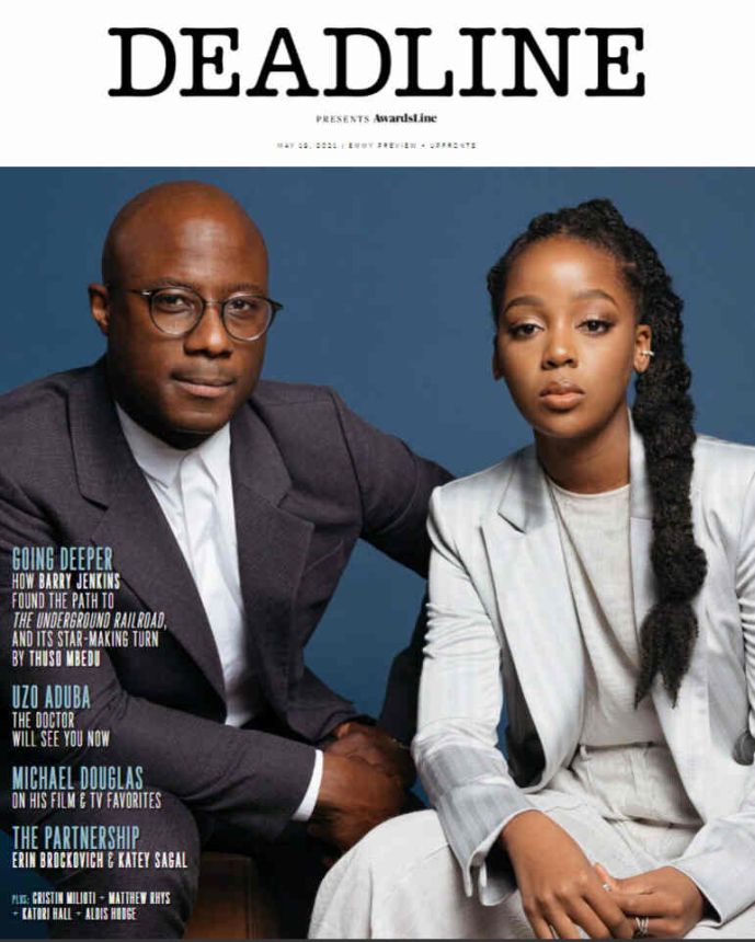 DEADLINE HOLLYWOOD magazine side cover 19 May 2021