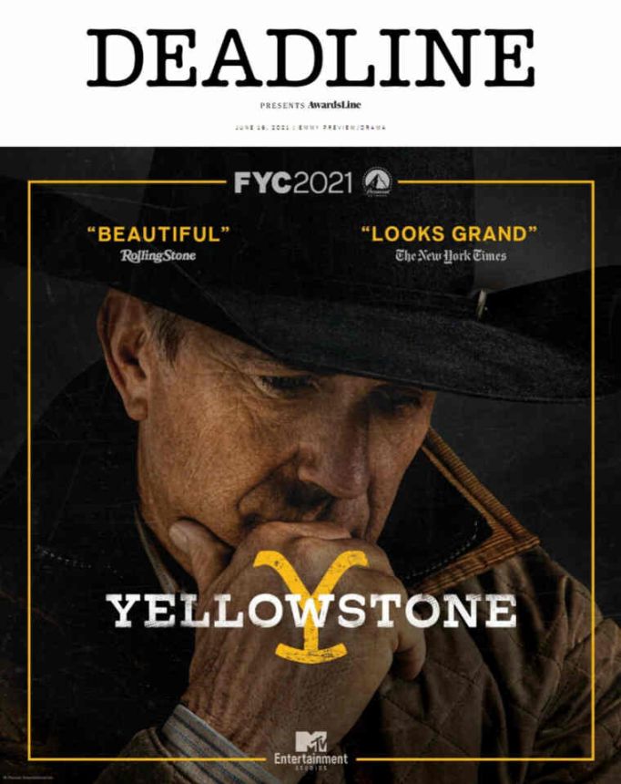 DEADLINE HOLLYWOOD magazine side cover 16 June 2021