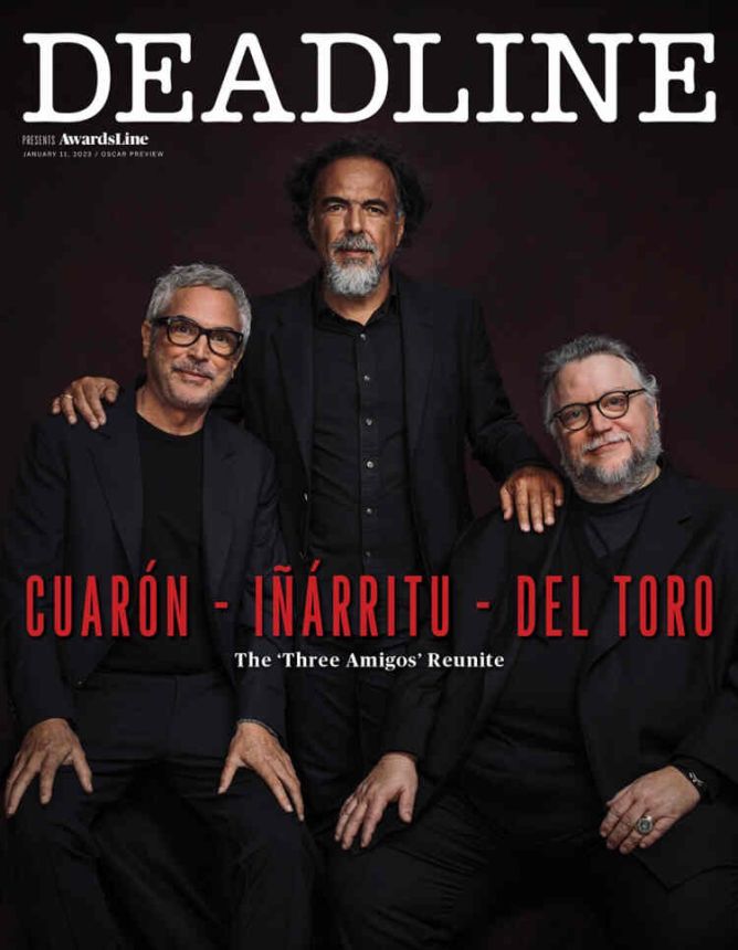 DEADLINE HOLLYWOOD magazine side cover 11 January 2023
