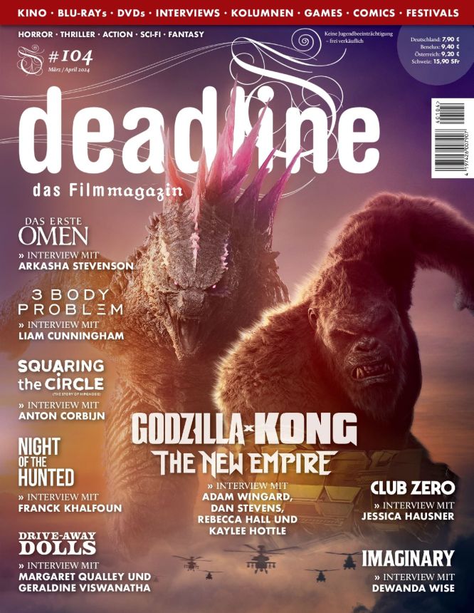 DEADLINE magazine side cover Issue 104  March/April 2024
