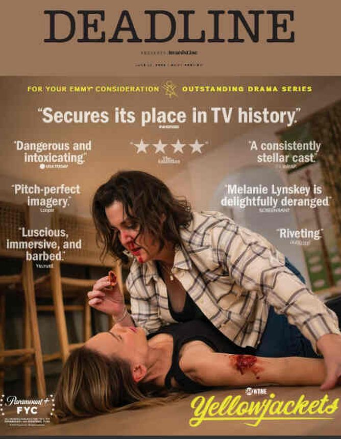 DEADLINE HOLLYWOOD magazine side cover 22 June 2025