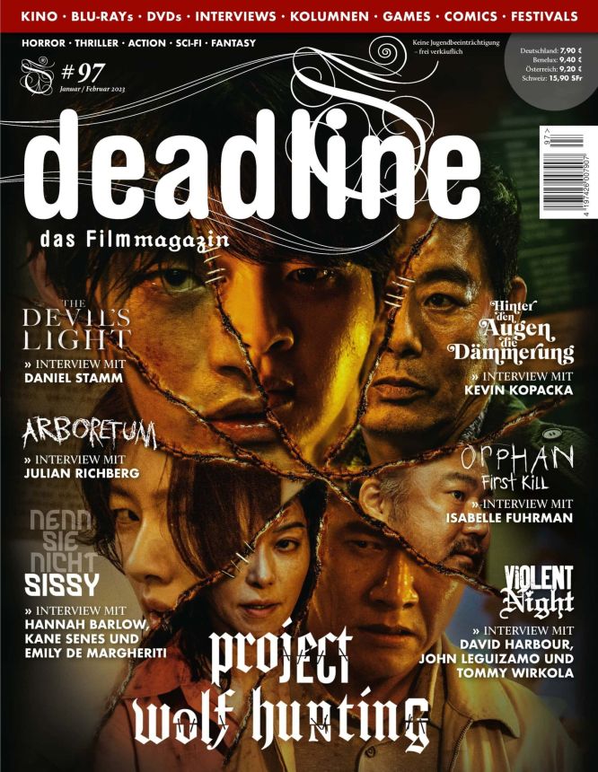 DEADLINE magazine side cover Issue 97  January/February 2023