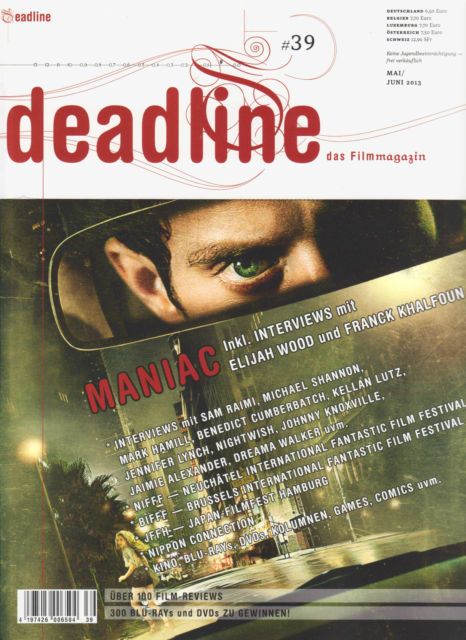 DEADLINE magazine side cover Issue 39 May-June 2013