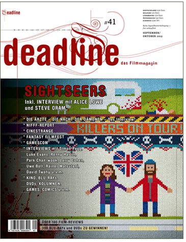 DEADLINE magazine side cover Issue 41 September/October 2013