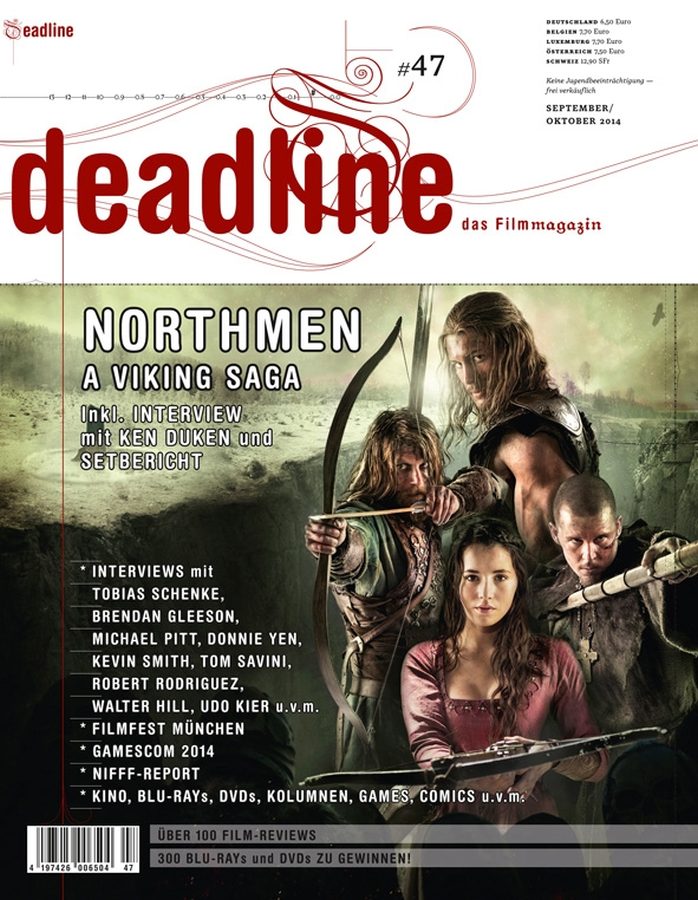 DEADLINE magazine side cover Issue 47 September/October 2014